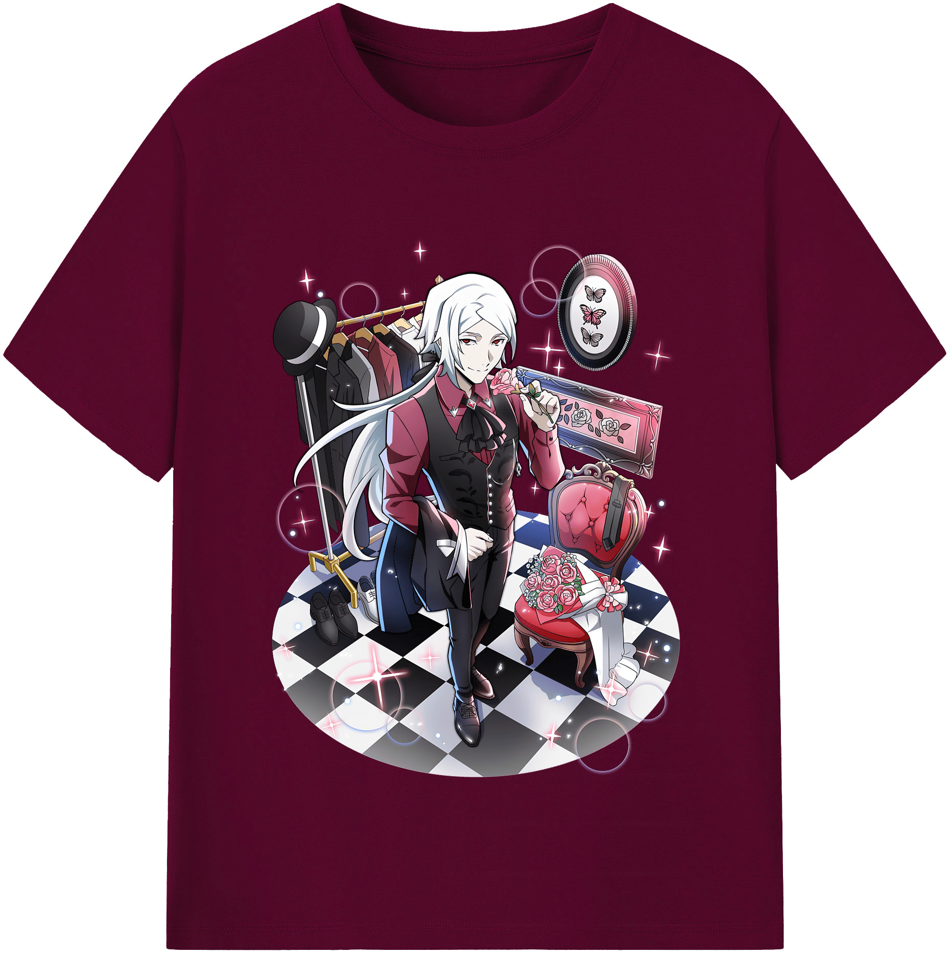 （画像用） 文豪ストレイドッグス Bungo Stray Dogs レディースカジュアルプリントTシャツ（綿100％）